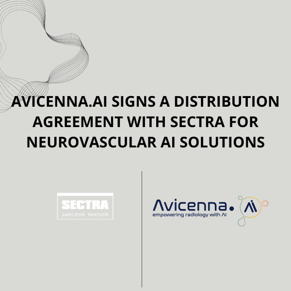 Avicenna.AI signs a distribution agreement with Sectra for neurovascular AI solutions