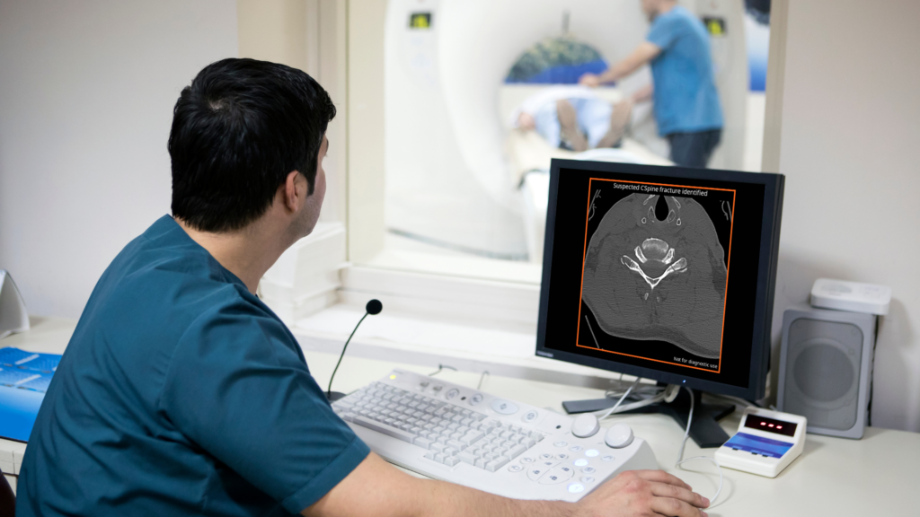 ai radiology Press Release CSpine