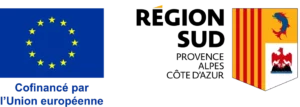 european union funding logo and coat