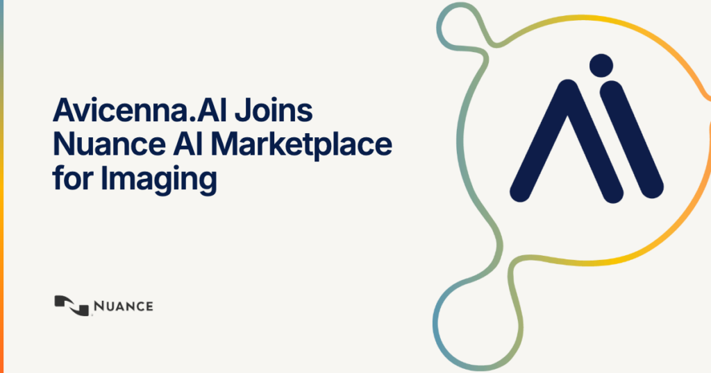 Avicenna.AI joins Nuance AI Marketplace