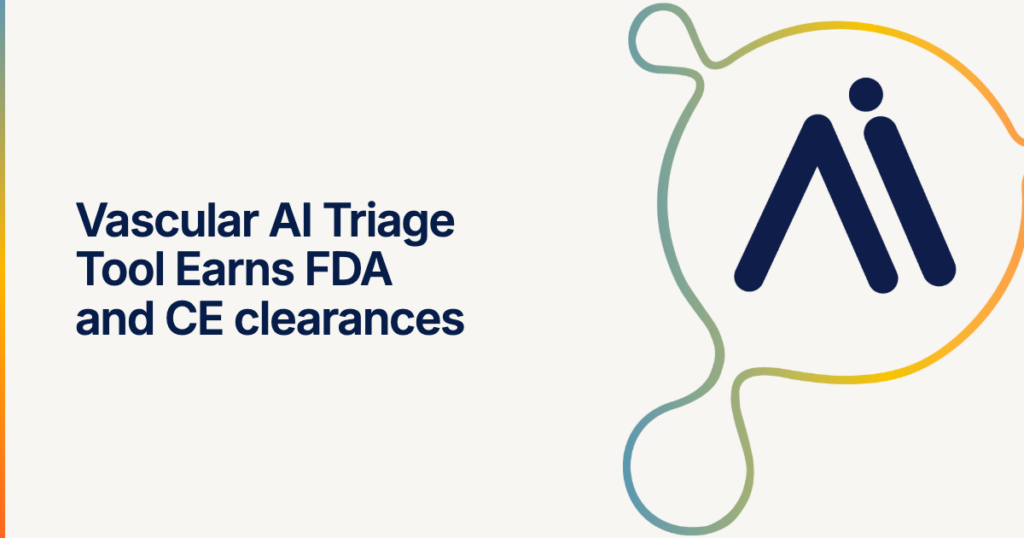 Vascular AI tool receives FDA and CE approval