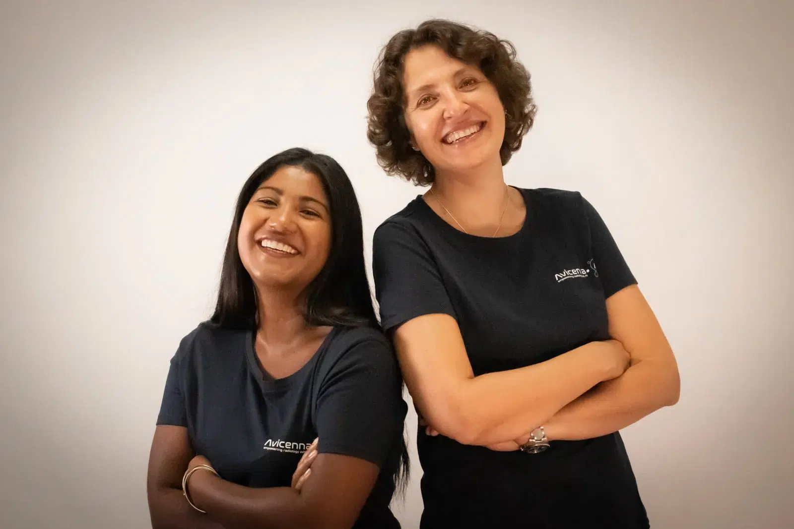 two members of the avicenna.ai team
